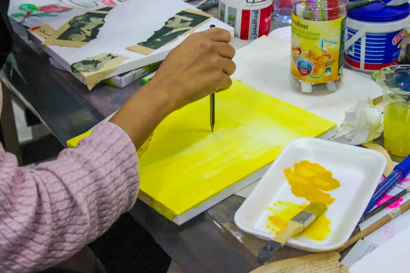 Painting Workshop & Art City Tour in Tangier with Mohamad Debdoubi - Gallery