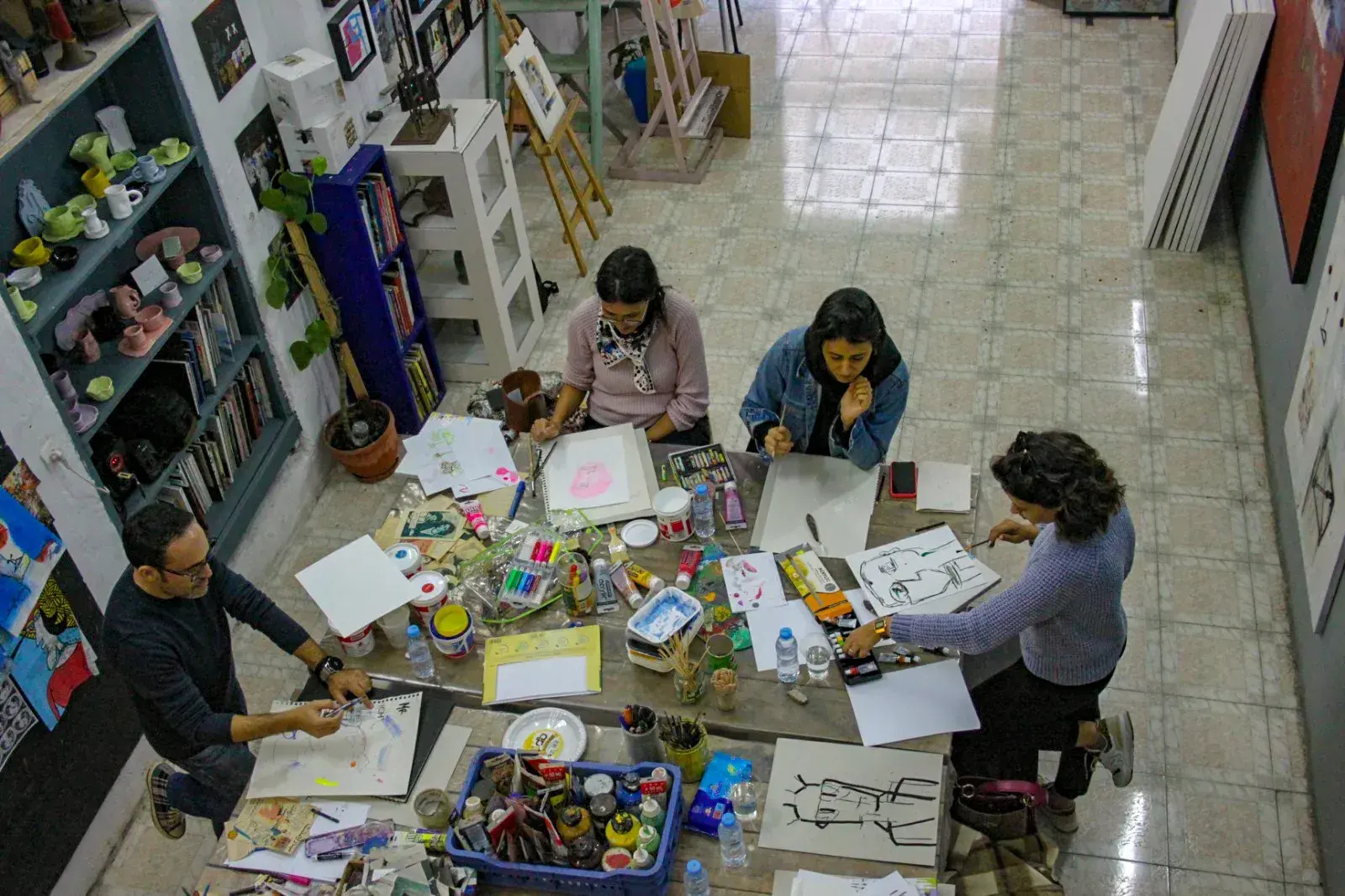 Painting Workshop & Art City Tour in Tangier with Mohamad Debdoubi - Gallery