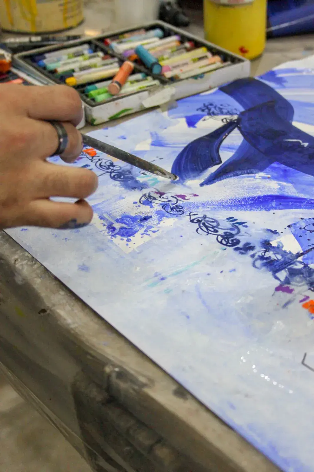 Painting Workshop & Art City Tour in Tangier with Mohamad Debdoubi - Gallery