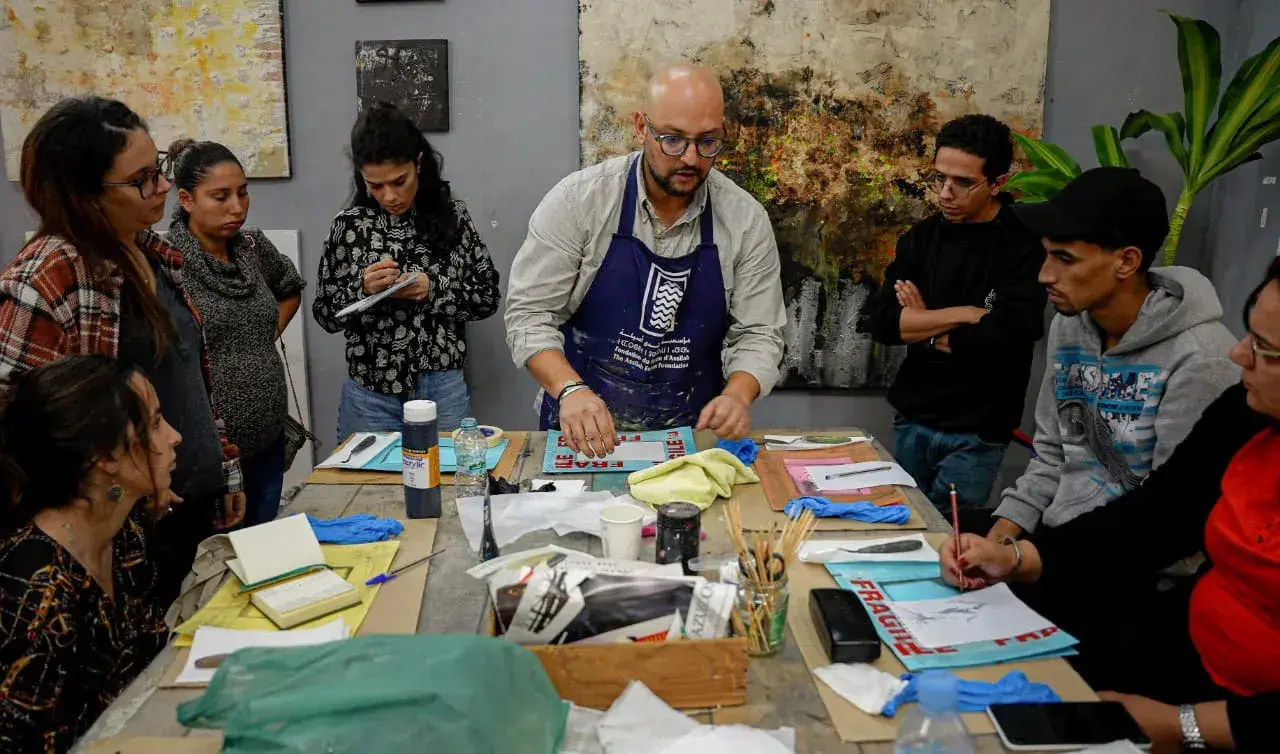 Painting Workshop & Art City Tour in Tangier with Mohamad Debdoubi - Gallery